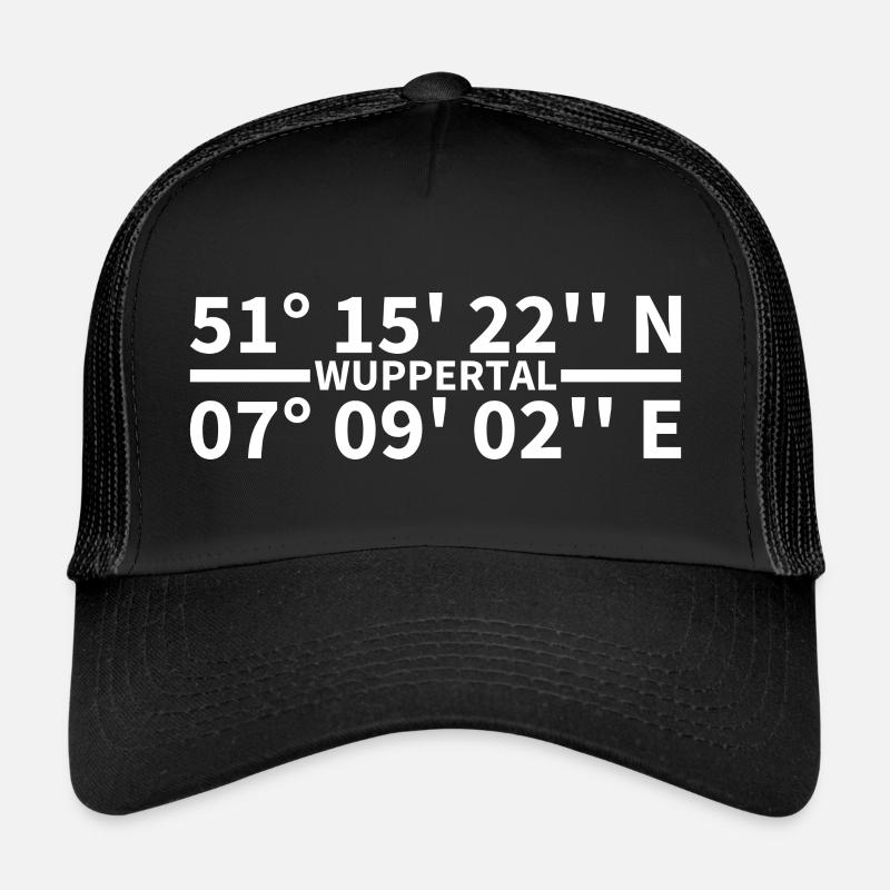 Wuppertal Coordinates Trucker Cap