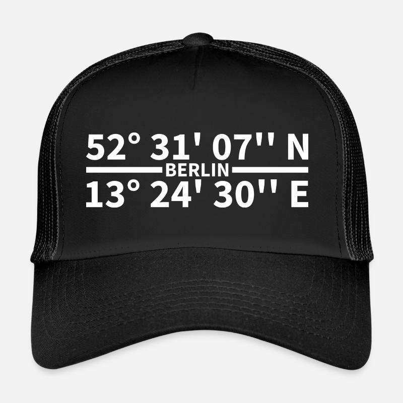 Coordonnées de Berlin Casquette trucker 