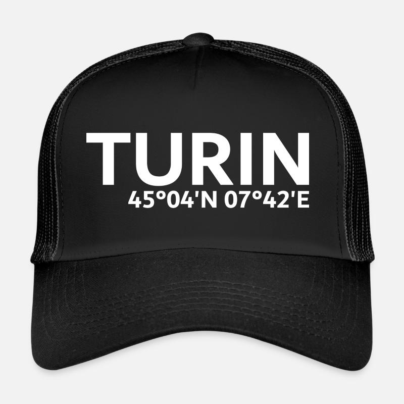 Coordonnées de Turin Casquette trucker 