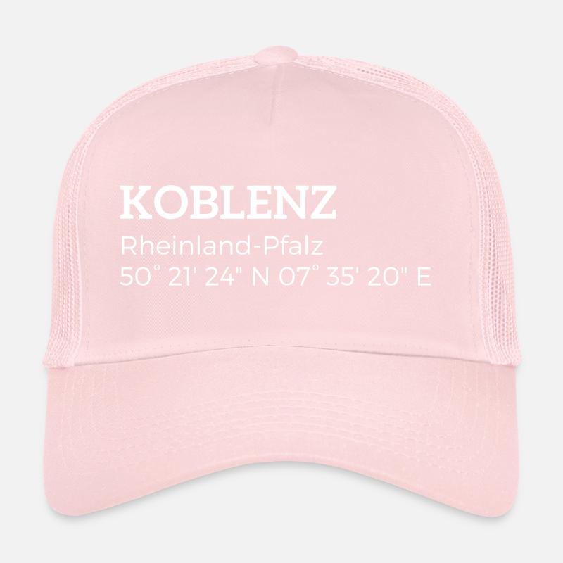 coordonnées de Coblence, Rhénanie-Palatinat Casquette trucker 
