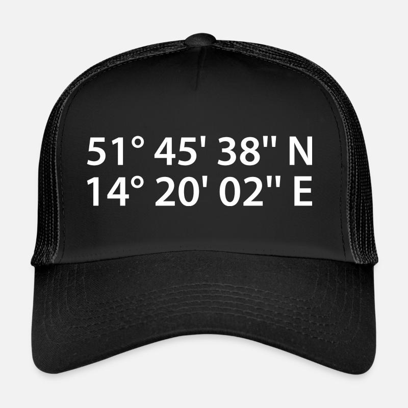Cottbus coordinates Trucker Cap