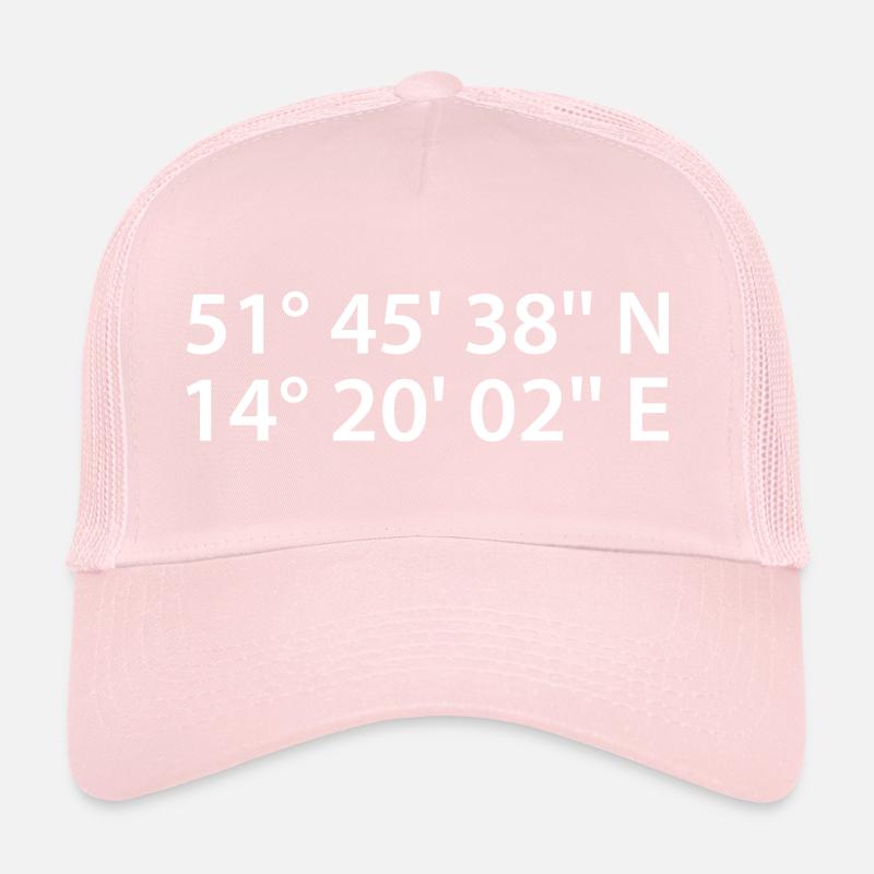 Cottbus coordinates Trucker Cap