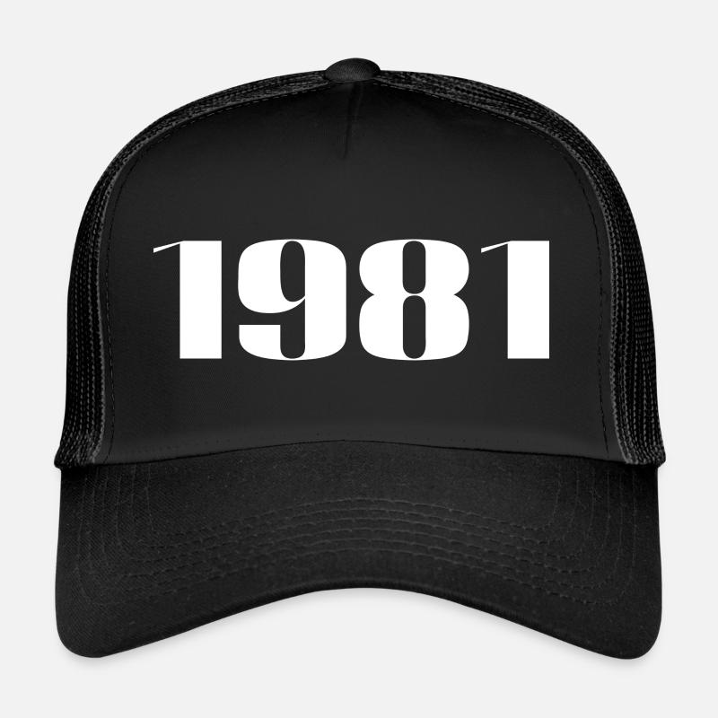 1981 - Cadeau né en 1981 Casquette trucker 