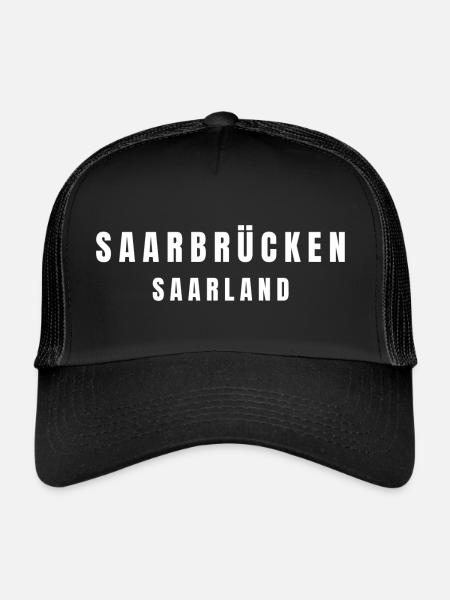 Sarrebruck Sarre - Casquette trucker  - noir/noir - Devant