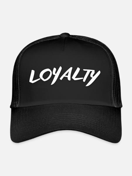Loyauté - Casquette trucker  - noir/noir - Devant