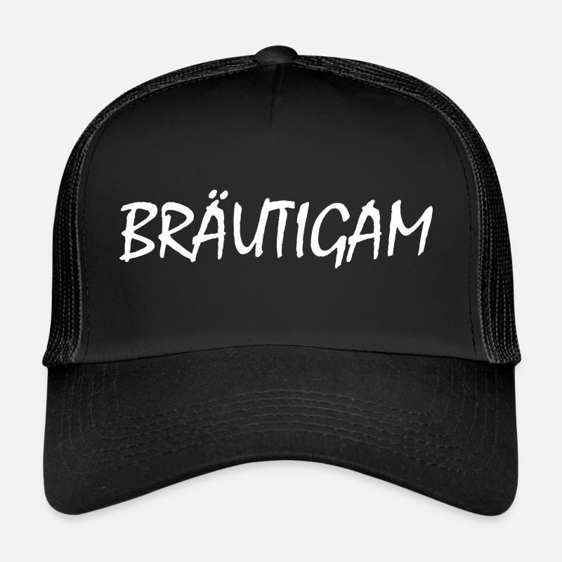 Bräutigam - Trucker Cap - Schwarz/Schwarz
