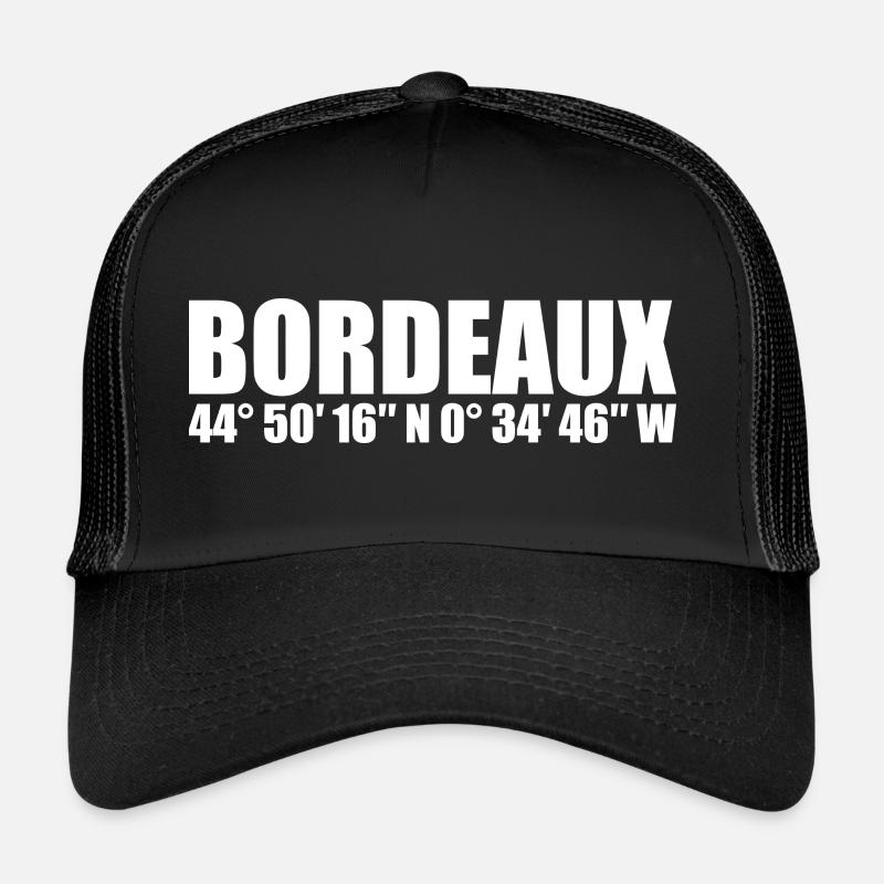 Bordeaux coordinates Trucker Cap