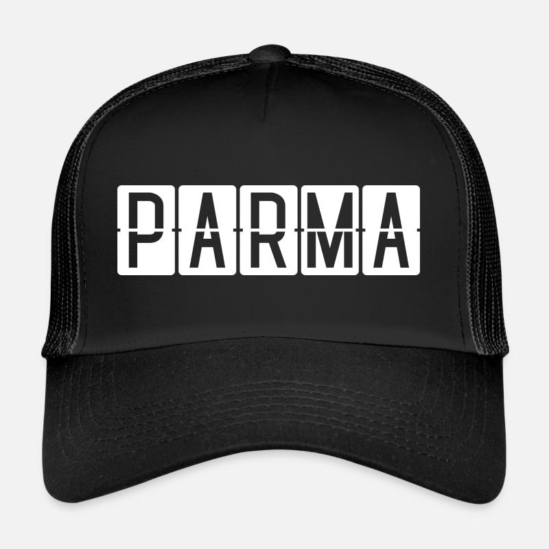 Panneau de l’aéroport de Parme Casquette trucker 