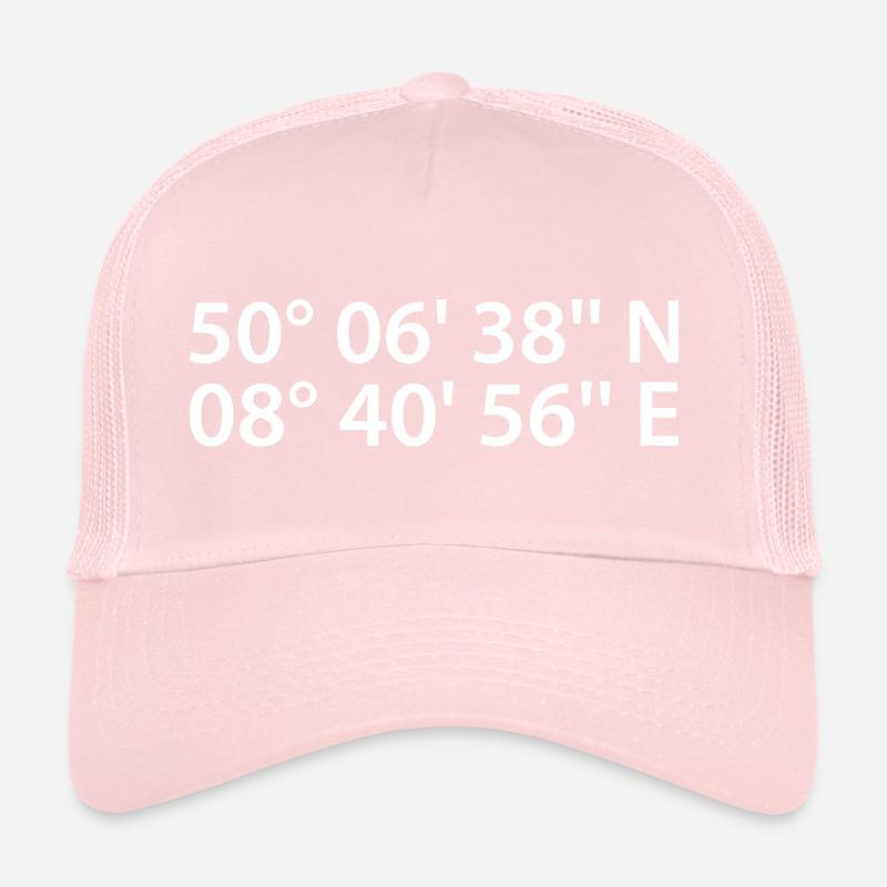 Frankfurt am Main coordinates Trucker Cap