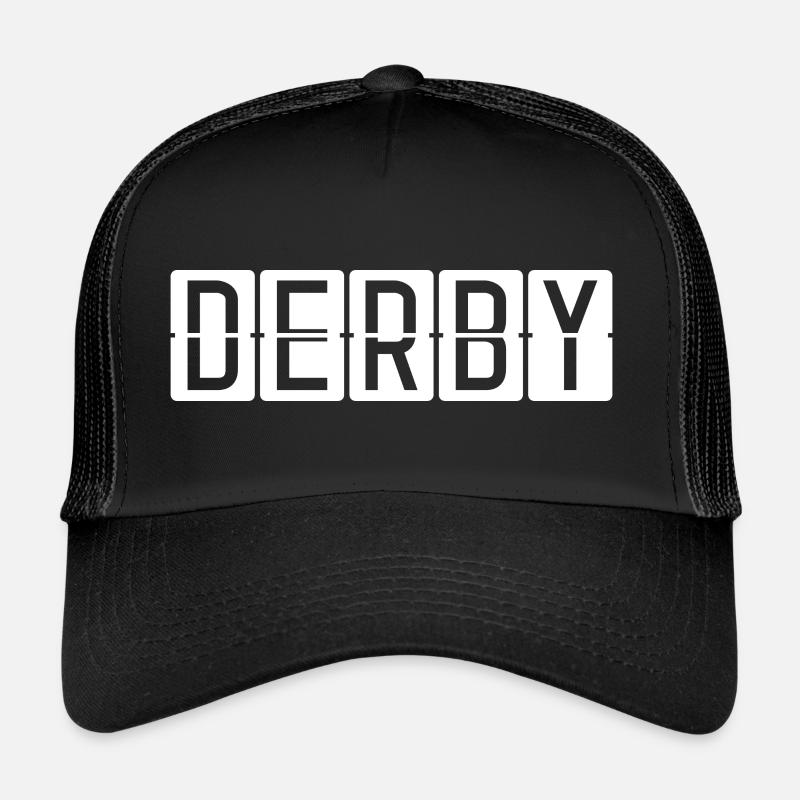 Panneau de l’aéroport de Derby Casquette trucker 