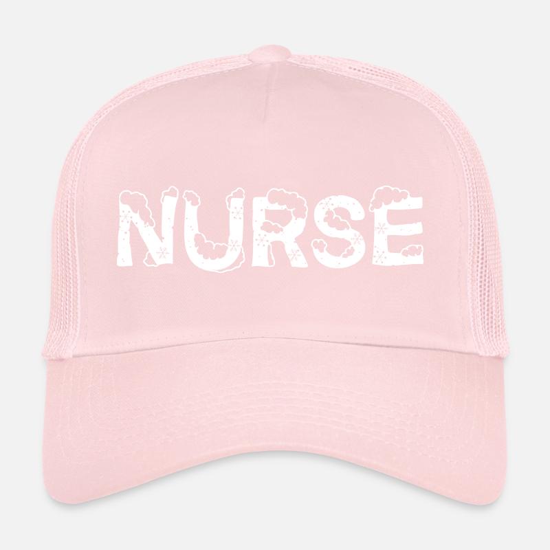 Text Eiskrankenschwester Weihnachtskostüm Trucker Cap