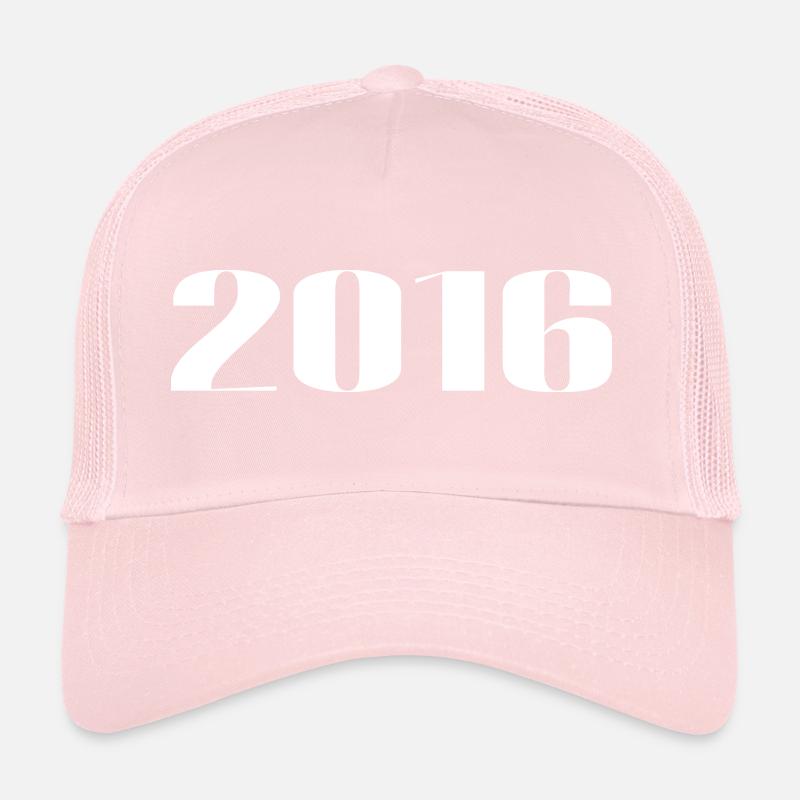 2016 - Gift born in 2016 Trucker Cap