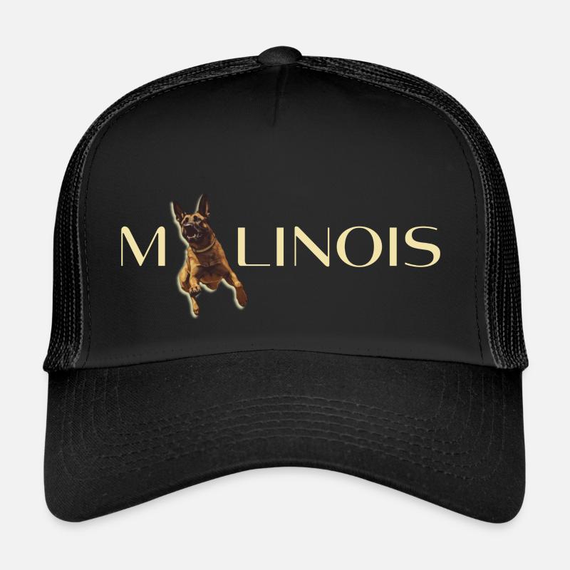Inschrift des Belgischen Schäferhundes Trucker Cap