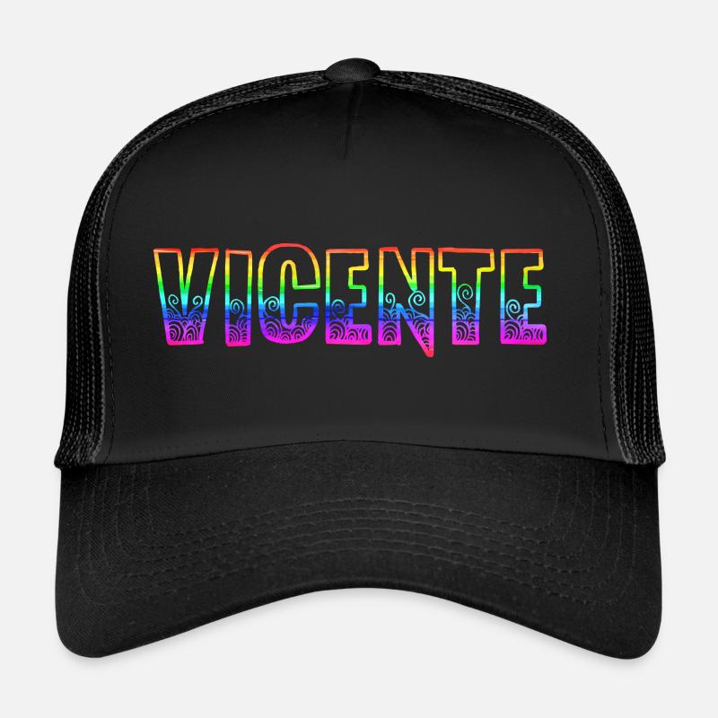 Vicente RS Rainbow Trucker Cap