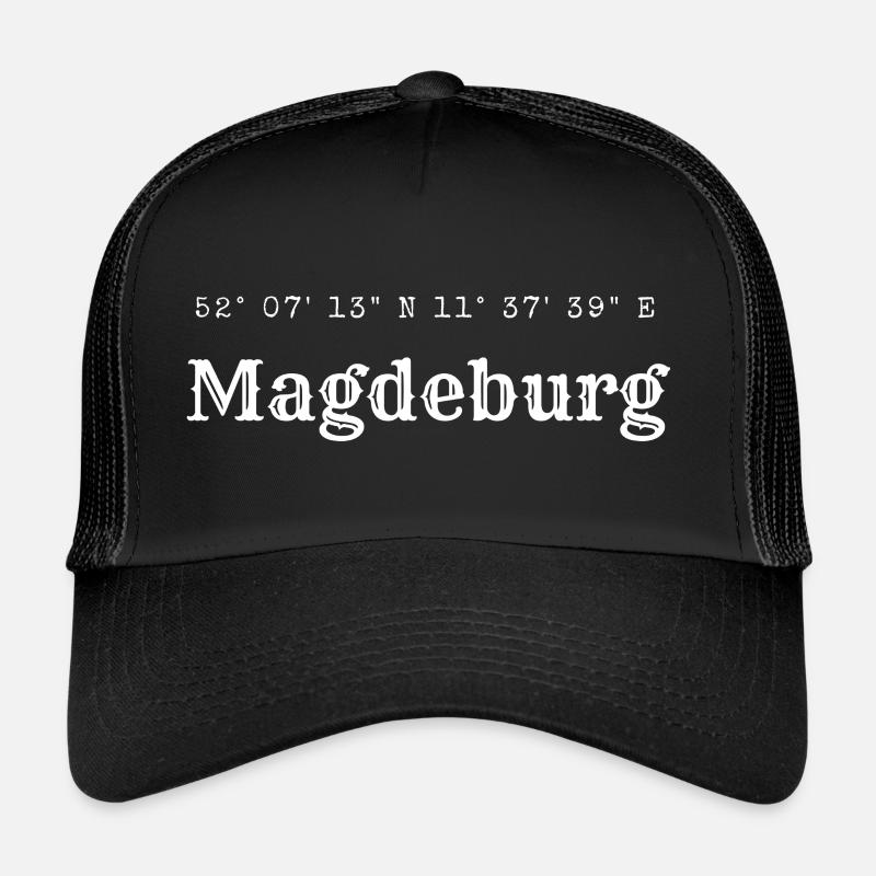 Magdeburg coordinates Trucker Cap