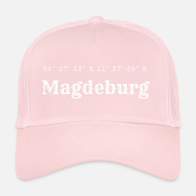 Magdeburg coordinates Trucker Cap