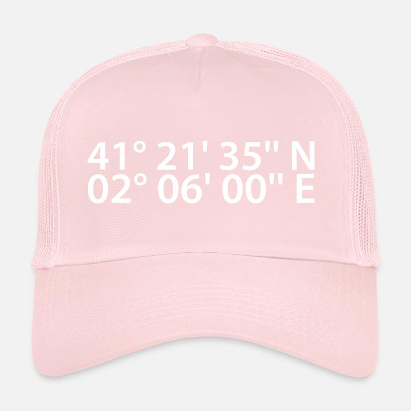 L'Hospitalet de Llobregat Coordinates Trucker Cap