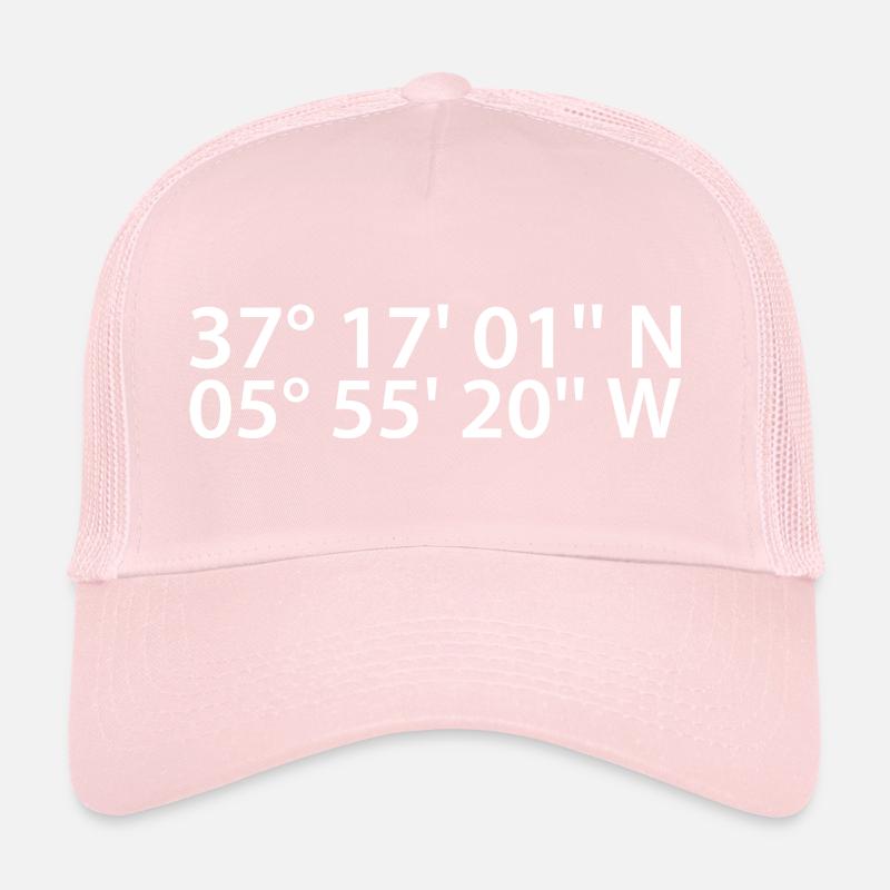 Dos Hermanas Coordinates Trucker Cap