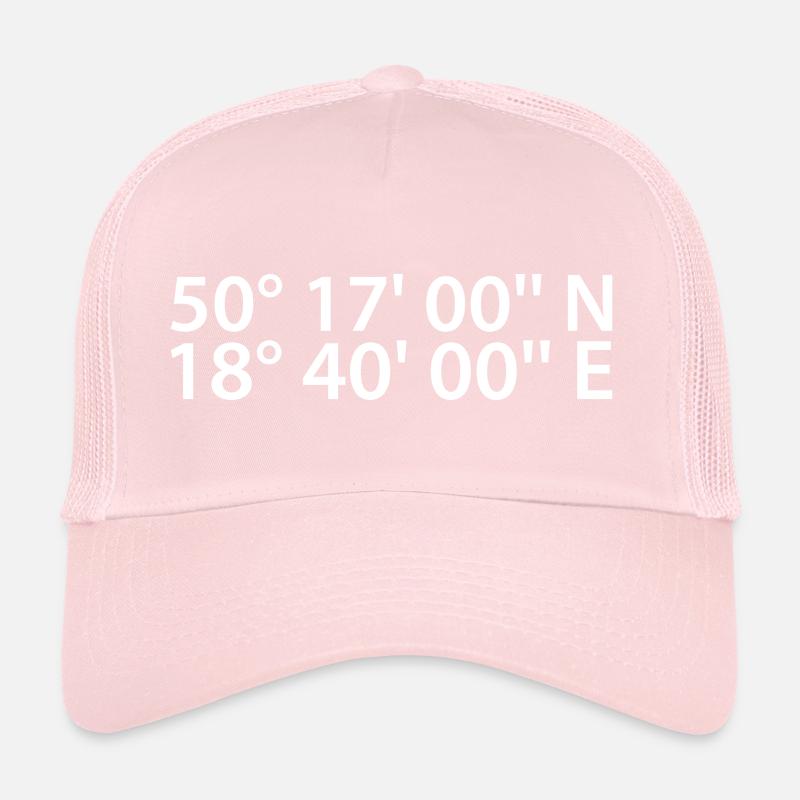 Gliwice coordinates Trucker Cap