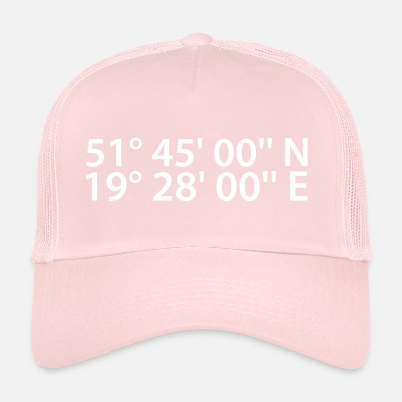 Coordonnées de Łódź Casquette trucker 