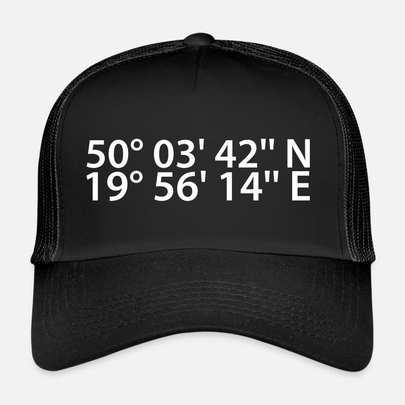 Krakow Coordinates Trucker Cap