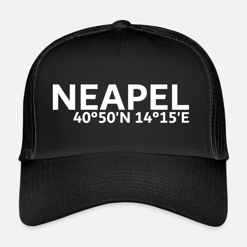 Coordonnées de Naples Casquette trucker 