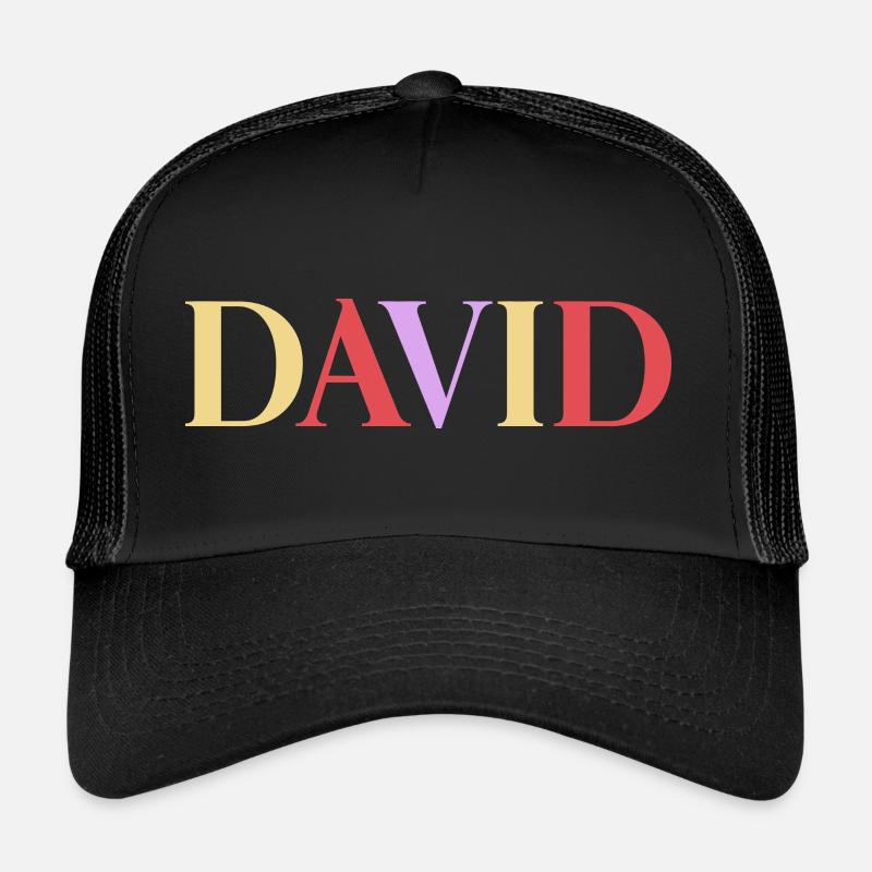 Name Spanish Man David Trucker Cap