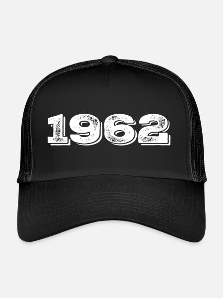 Birthday Gift 1962 - 1962 - Trucker Cap - black/black - Front