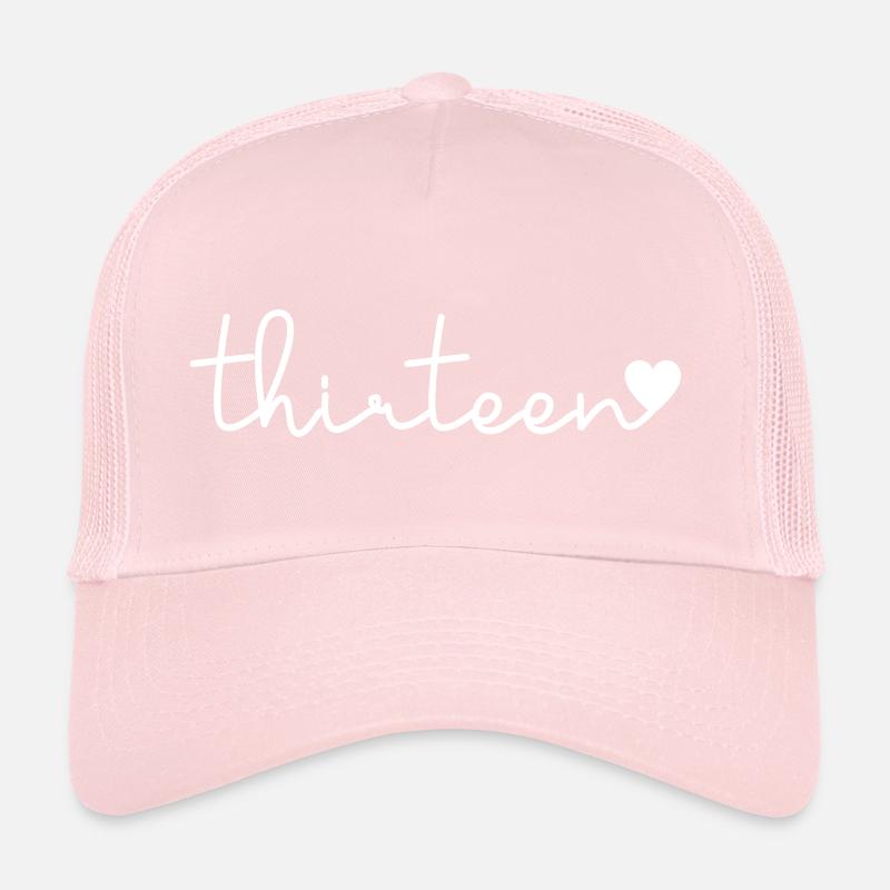 Mignon cadeau d’anniversaire 13 ans 13 ans - treize Casquette trucker 