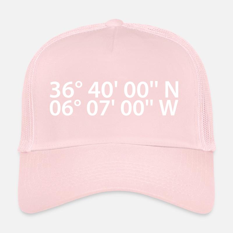 Jerez de la Frontera Coordinates Trucker Cap