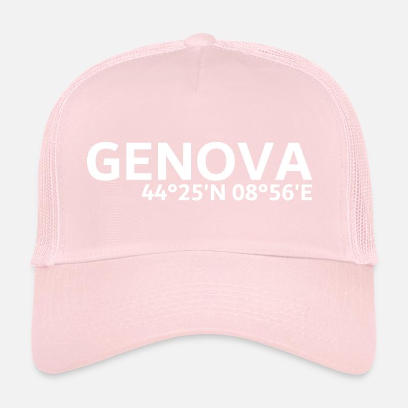 Coordonnées de Gênes Casquette trucker 