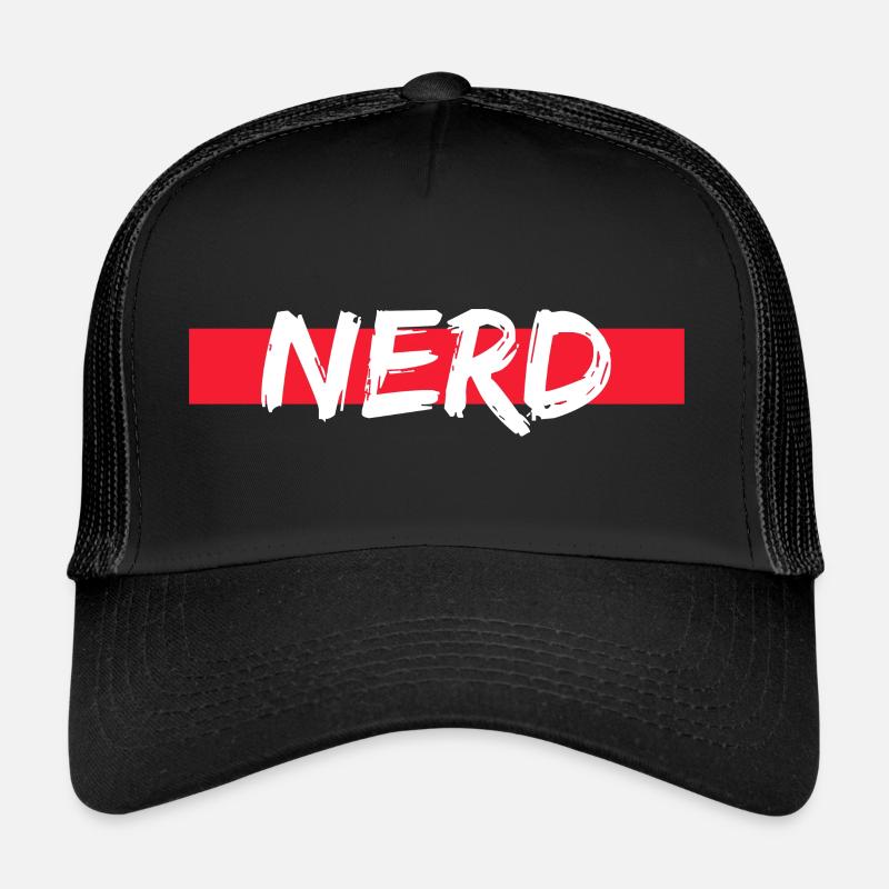 Nerd Bekenntnis ein ein stolzer Nerd zu sein Geek Trucker Cap