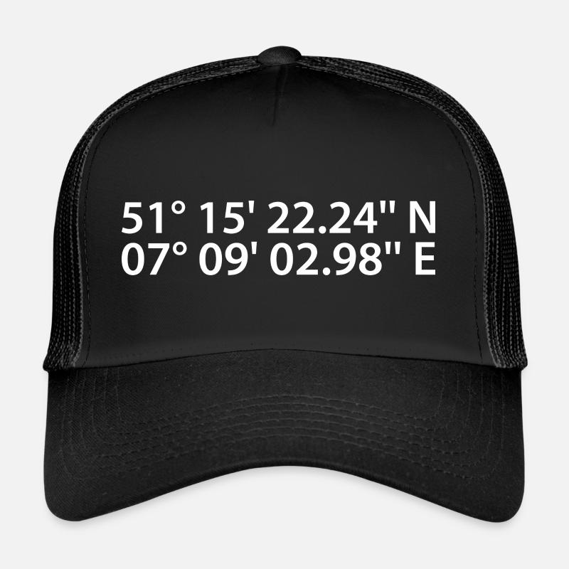 Wuppertal Coordinates Trucker Cap