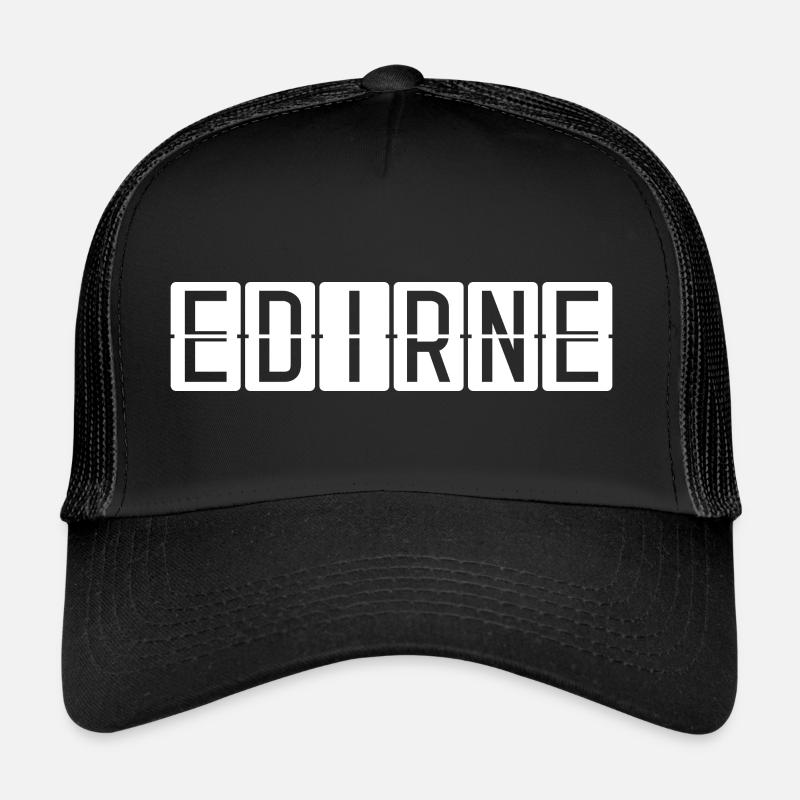 Panneau de l’aéroport d’Edirne Casquette trucker 
