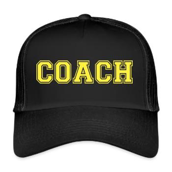 Coach - Trucker Cap - black/black - Front