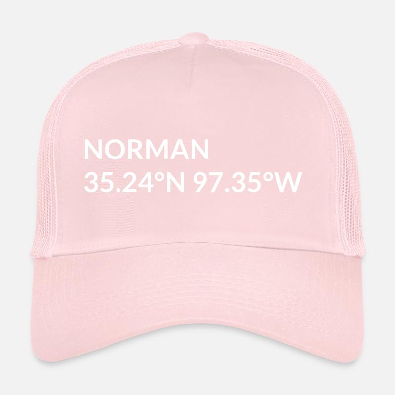 Norman, Oklahoma, USA Coordinates Trucker Cap