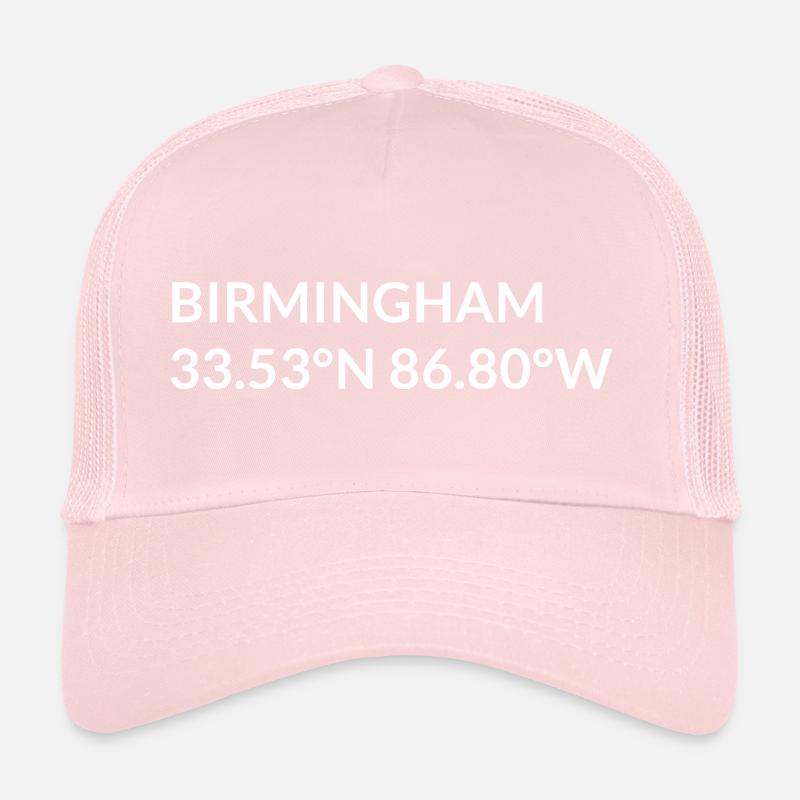 Coordonnées de Birmingham, Alabama, États-Unis Casquette trucker 