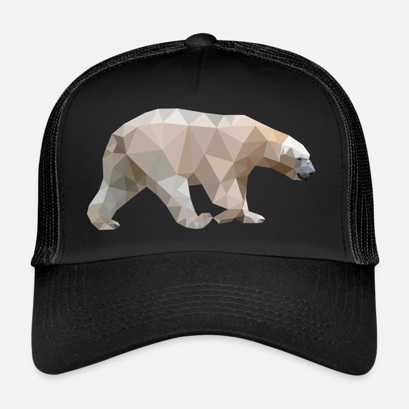 Polygon Eisbär - Trucker Cap - Schwarz/Schwarz