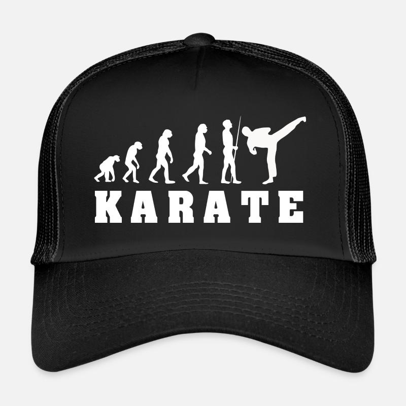 Evolution Karate - Trucker Cap - Schwarz/Schwarz