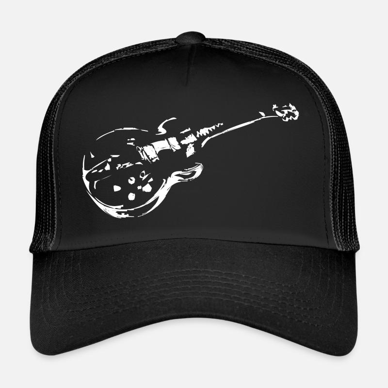 guitar - Trucker Cap - black/black