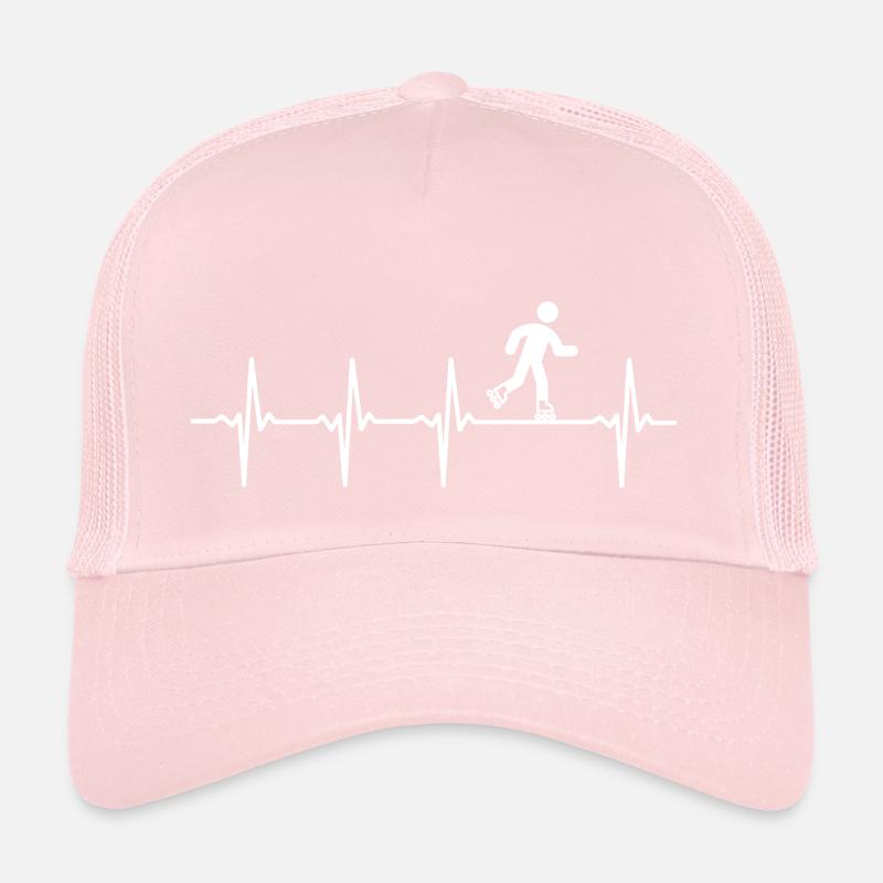 inline roller skater battement de coeur Casquette trucker 