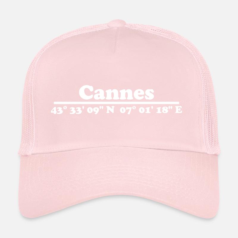 Cannes Coordinates Trucker Cap