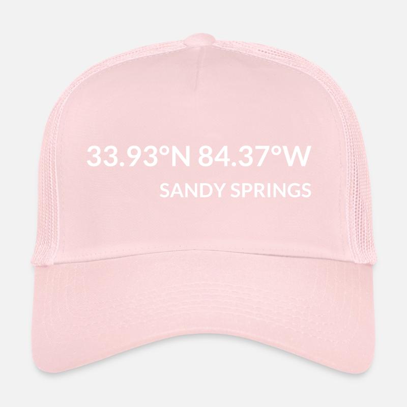 Sandy Springs, Georgia, USA Coordinates Trucker Cap