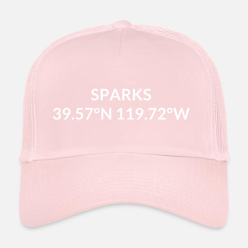 Sparks, Nevada, USA Coordinates Trucker Cap