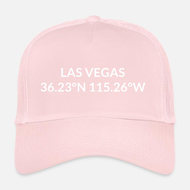 Las Vegas, Nevada, USA Coordinates Trucker Cap
