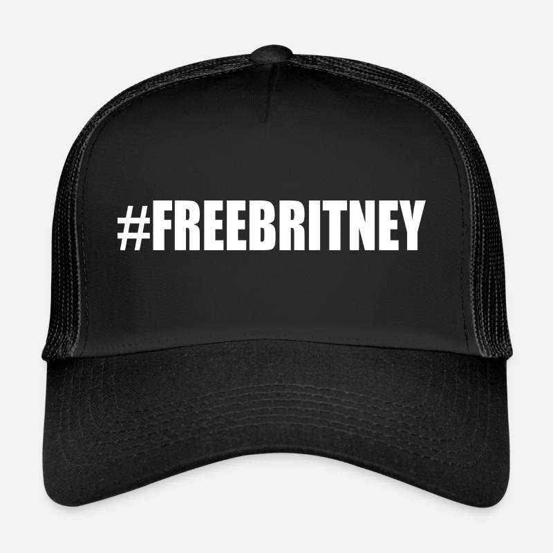Free britney - Trucker Cap - Schwarz/Schwarz