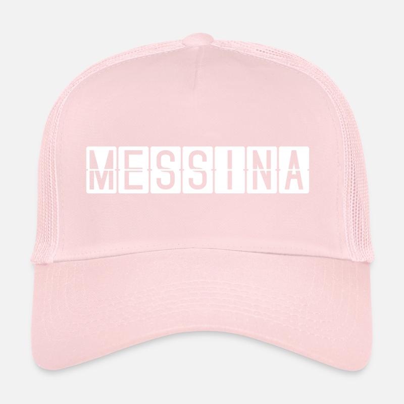 Panneau de l’aéroport de Messine Casquette trucker 