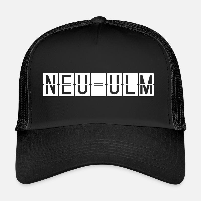 Panneau de l’aéroport de Neu-Ulm Casquette trucker 