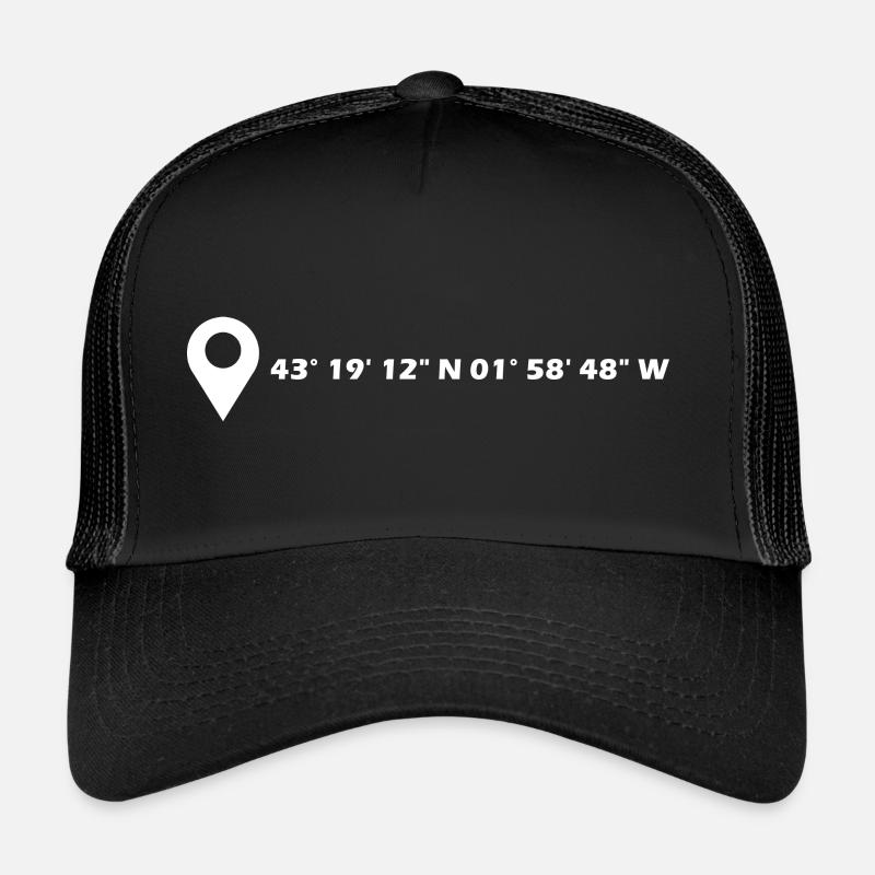 Donostia-San Sebastián coordinates Trucker Cap
