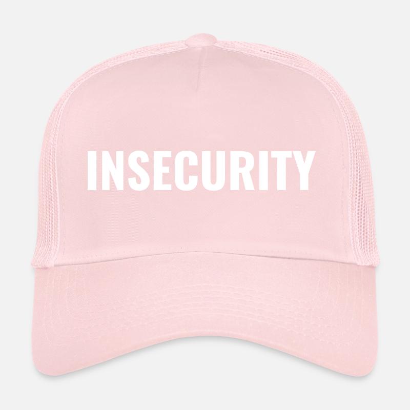 INSECURITY SECURITY black shirt Casquette trucker 